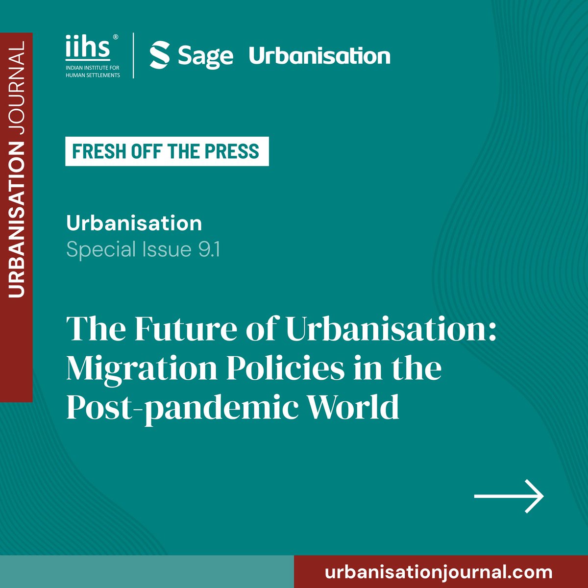 IITHyderabad's tweet photo. Fresh off the press: Read the latest special issue of Urbanisation, curated by guest editors S. Irudaya Rajan and Amrita Datta, on The Future of Urbanisation: Migration Policies in the Post-pandemic World.

Visit https://t.co/2DehurTQbU

#IIHS #IIHSResearch #IIHSPublication #SpecialIssue #Urbanisation #Migration #UrbanisationJournal