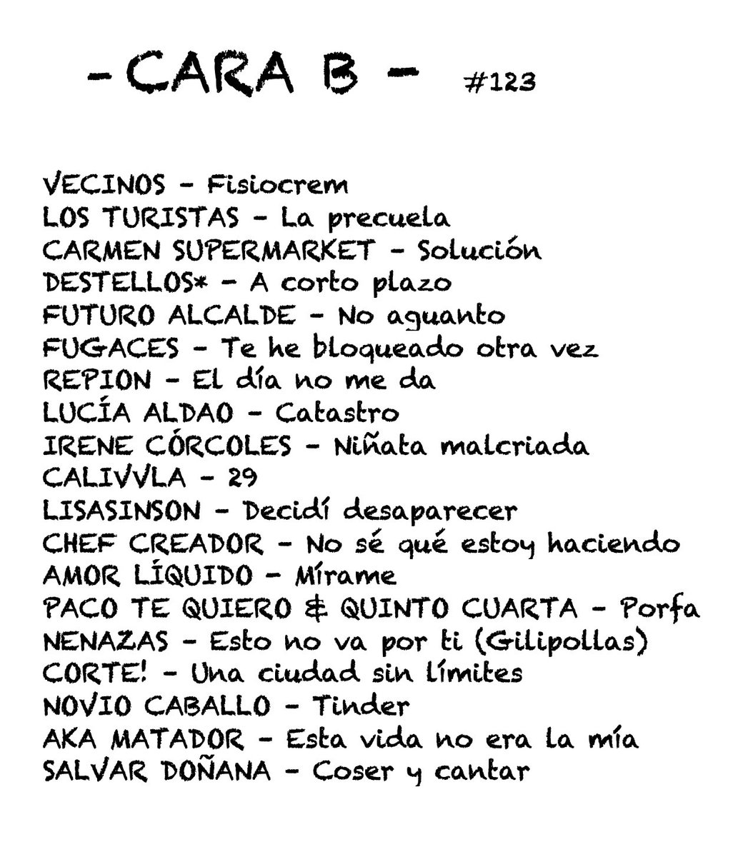 - CARA B - tweet media