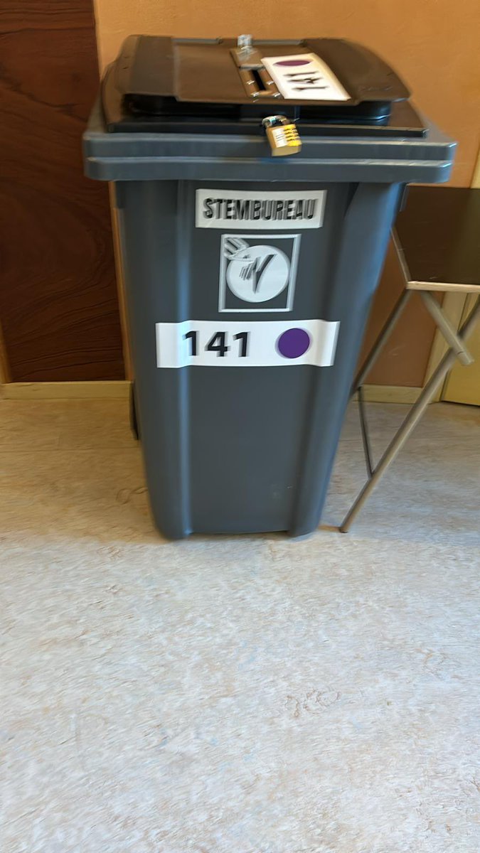 Stembureau Projecthuis De Kersentuin is weer open. Kom stemmen!
#verkiezingenEU