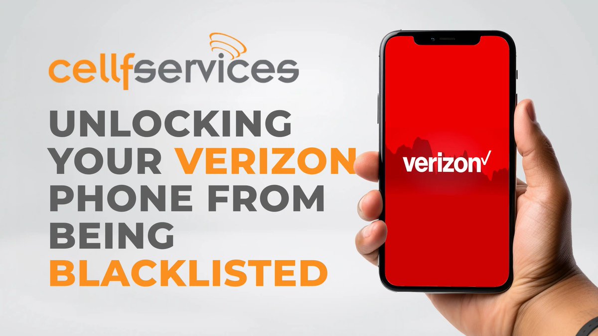 cellfservices's tweet image. 📱🔓 Don't let the blacklist hold you back! Unlock your Verizon phone and experience the freedom to choose any network. Read Here: cellfservices.com/blog/cell-phon…