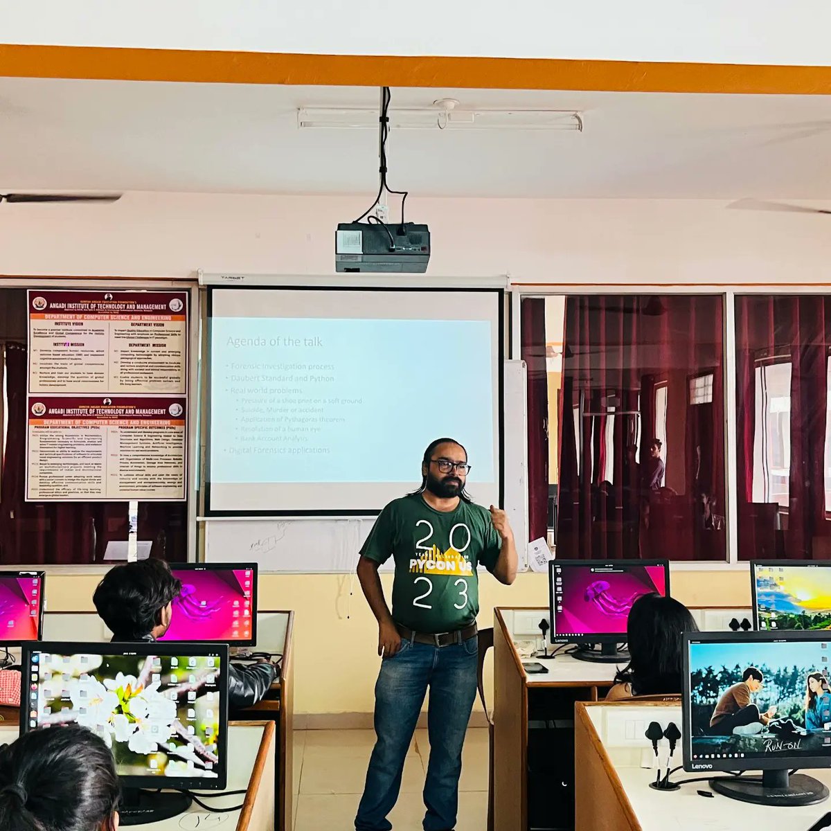 Belpy2021's tweet photo. Hands-on Workshop at Belpy' 24: Learning Cyber Forensics with Python by Mr. Gajendra Deshpande. It's proving to be an invaluable experience for all participants. https://t.co/gQ8OZ3wzJv