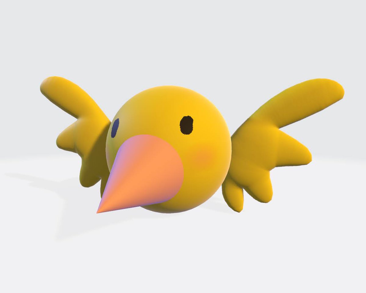 mrstrinity2's tweet photo. Remember when I said I was going to model these cute ones? Well, I'm starting with the bird first! I'm upgrading the #paint3d version I made 3 years ago! What do you think?

#blender3d #b3d #3dcg #bird #blender #3d #3dmodeling #3dmodel #cute https://t.co/a3wstgcqYK