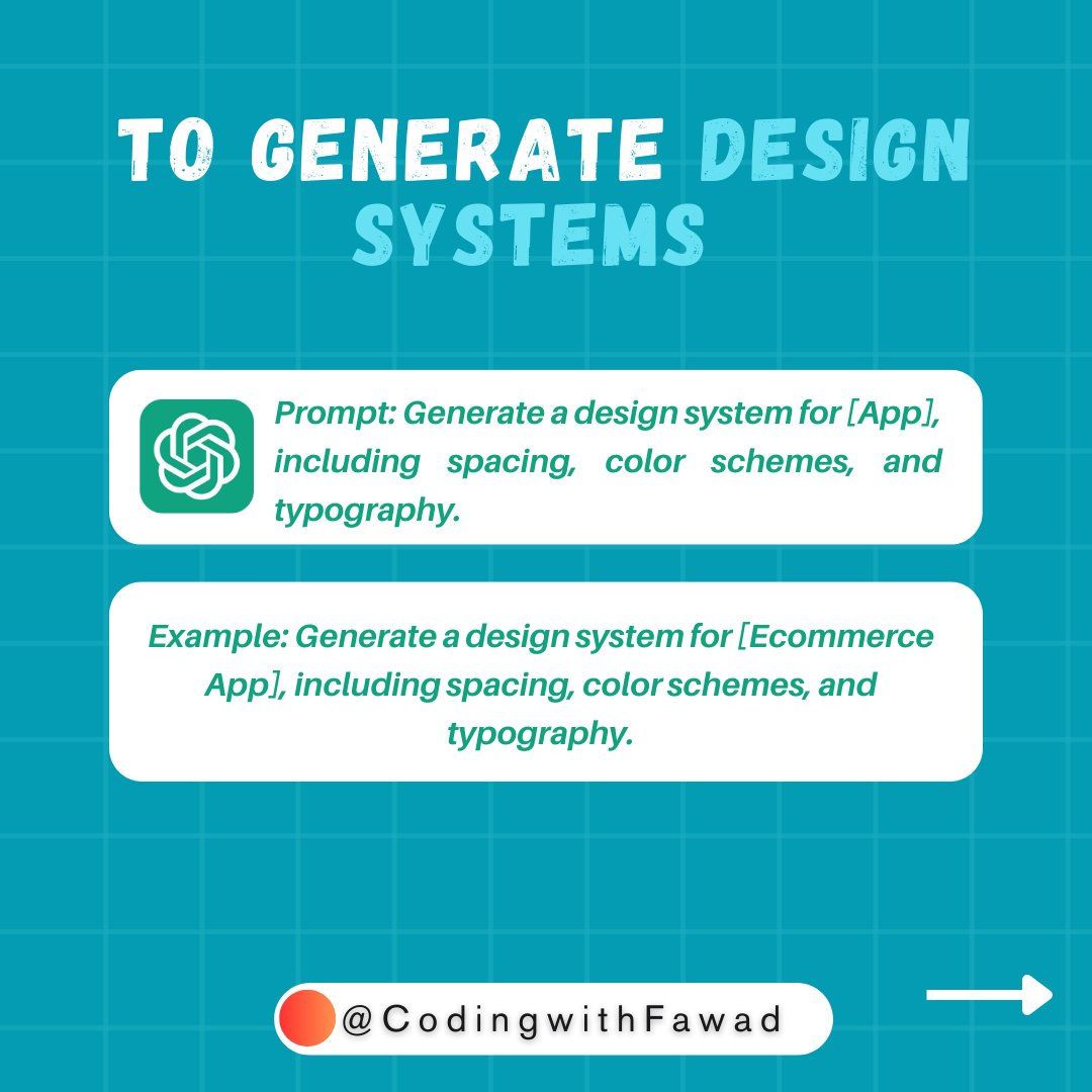CodingwithFawad's tweet image. To Generate Design Systems
#uiuxservice #uiux #ui #uidesign #appdesign #websitedesign