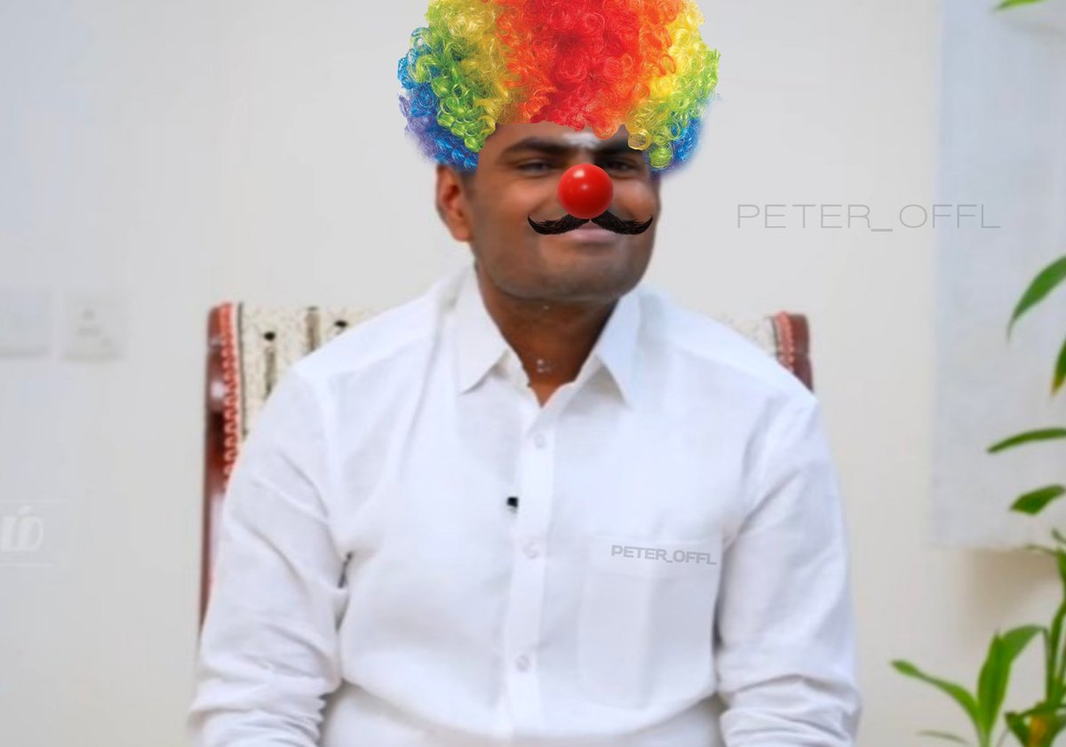 KABALI_DMK's tweet photo. அண்ணாமலைக்கு துணை பிரதமர் கொடுத்தால் மட்டுமே கூட்டணிக்கு உடன்படுவேன்..
                                  _ சந்திரபாபு நாயுடு

இவன் வார் ரூம் கோமாளி ஷிபின்.
@Shibin_twitz https://t.co/LePGnkT9Ia