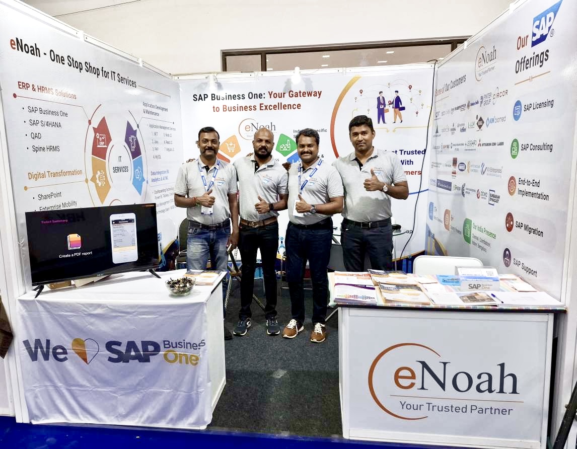 enoahisolution's tweet photo. โจ #INTEC2024 is kickstarted! eNoah's team is excited to showcase our #SAPBusinessOne ERP and a range of other #ITservices. Visit our stall #E123 to discover how we can elevate your business!
#eNoah #SAPB1 #ITServices #Innovation #BusinessGrowth #manufacturing #INTEC https://t.co/Rxy5Ffz6EU