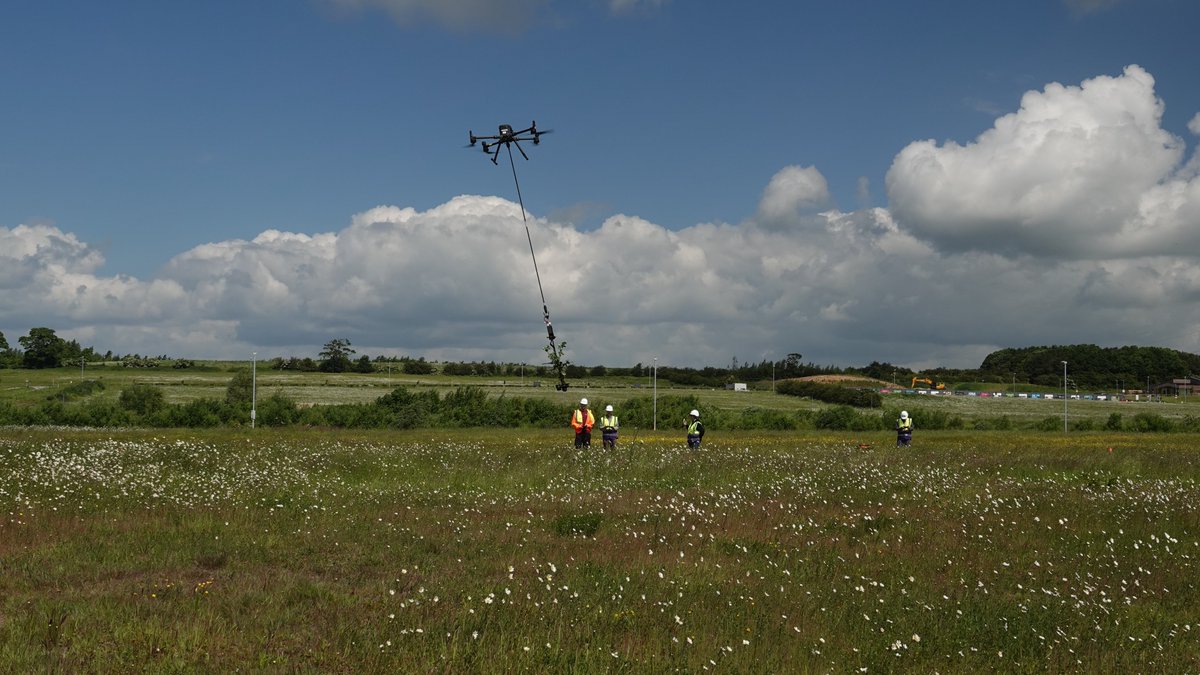 Yesterday at <a href="/UoYISA/">Institute for Safe Autonomy</a> <a href="/CfAA_York/">Centre for Assuring Autonomy</a> we managed to successfully retrieve a three sample with the use of UAV and DeLeaves tool as part of ASPEN project. This was organised by Calum Imrie and <a href="/VJHodge/">Victoria Hodge</a> and UAV operators were Daniel  Marfiewicz-Dickinson and <a href="/jameshilderyork/">Jah</a> Congrats! 🪽