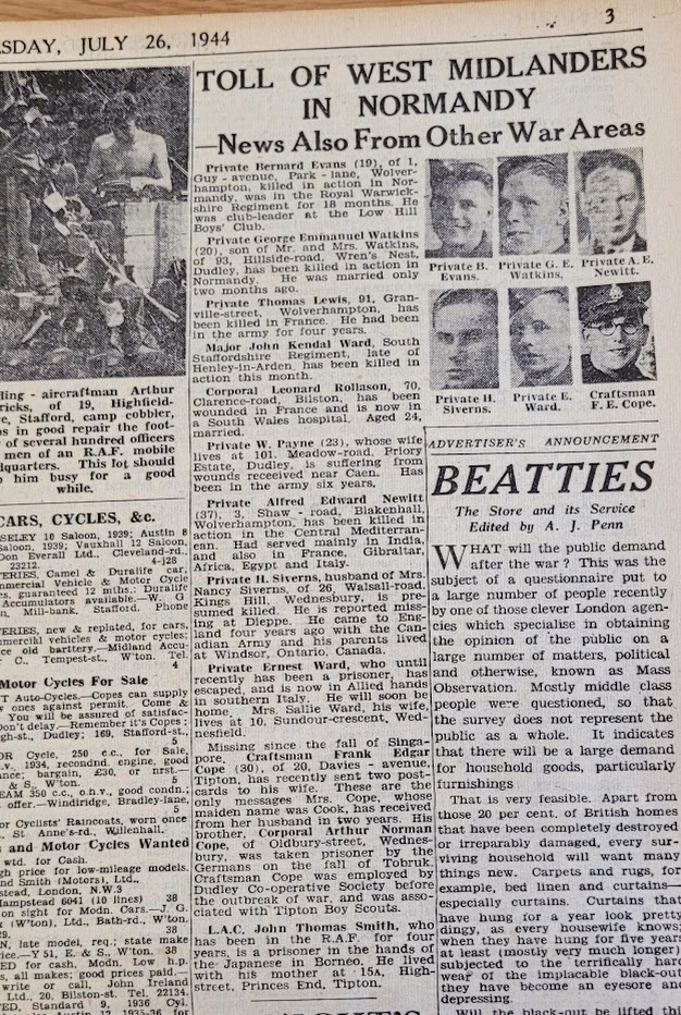 Wolverhampton City Archives tweet media