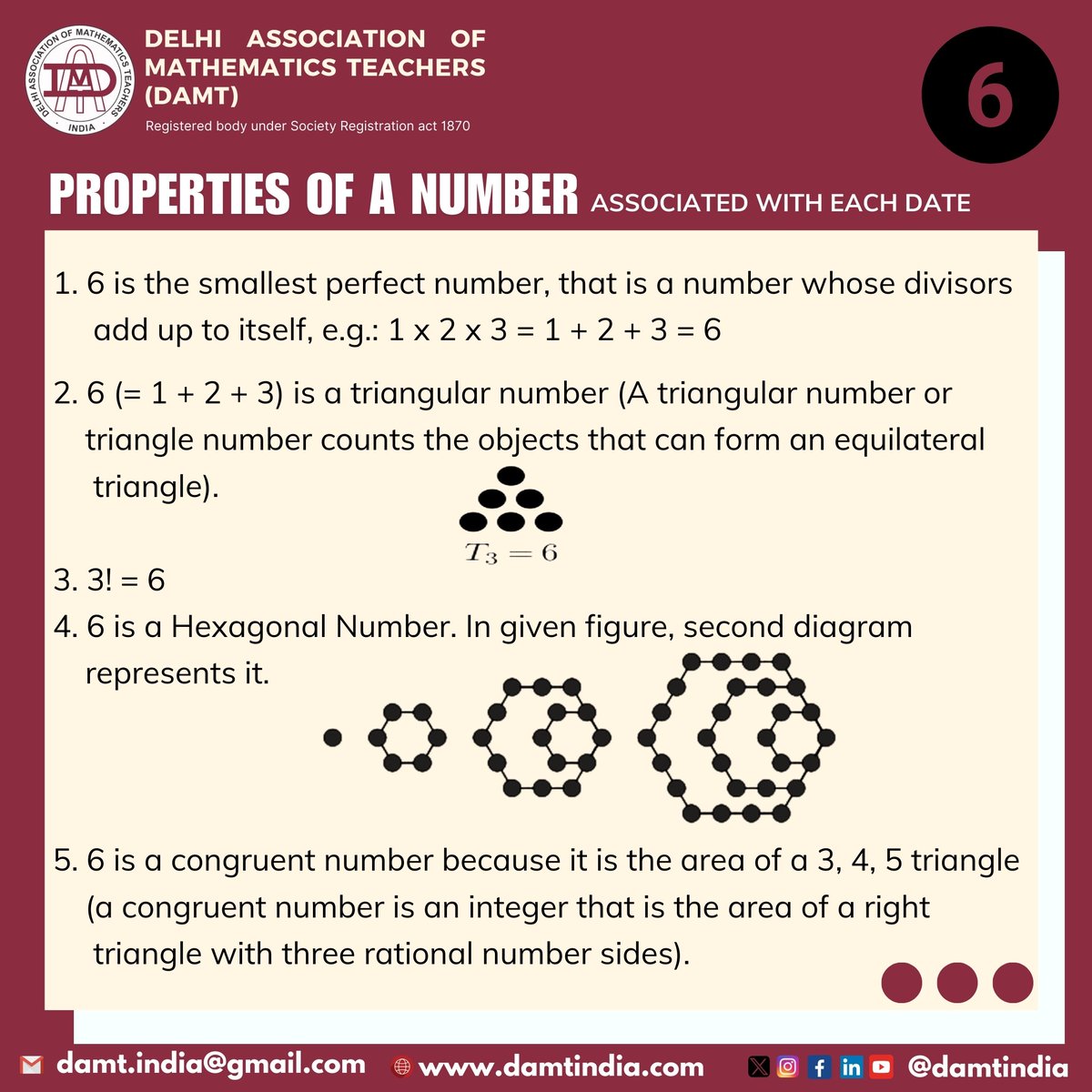 Delhi Association of Mathematics Teachers India tweet media