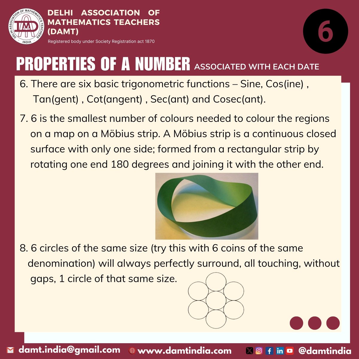 Delhi Association of Mathematics Teachers India tweet media