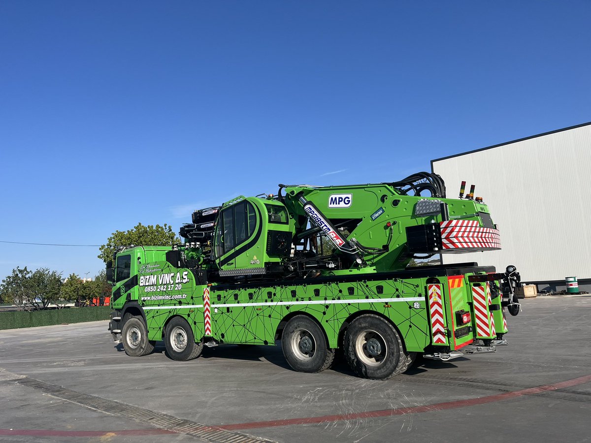 mpgcomtr's tweet photo. MPG 185 TM 8+5 #vinç / MPG 185 TM 8+5 #crane
#MPGVinç #MPG #mpgcrane #knuckle #heavymachinery #heavylifting #kran #trucks #grúa #Scania #ScaniaTruck #NextGenScania #mobilecrane #engineering #truckcrane #loadercrane #knuckleboom #kranbil #machinery #constructionmachinery https://t.co/mDfs50iVY2