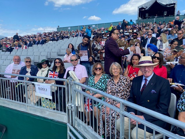 It was an honour to have representatives from South #Yorkshire in attendance at the D-Day Commemoration in Portsmouth yesterday. 
DL's <a href="/MacMcPhersonMBE/">Mac</a> and Mrs Sughra Begum represented <a href="/LieutenancySY/">The Lieutenancy of South Yorkshire</a> 
<a href="/RoyalAirForce/">Royal Air Force</a>