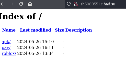 raghav127001's tweet photo. https[:]//sh5080551.c.had.su/ is hosting a #malicous #apk #sms #spy related to Roblox 

Sends data to:
https[:]//bizgrit.online/pay/sms.php?message=

Uploaded sample to VT:  https://t.co/gwikE9D56R

@malwrhunterteam @JAMESWT_MHT
@banthisguy9349 @500mk500
@ReBensk https://t.co/Kv0XIFqC6k