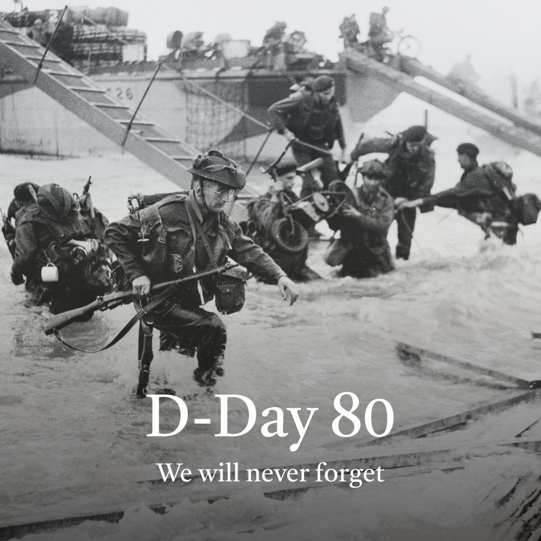 Today, on the 80th anniversary of D-Day, the Labour Party honours those who made the ultimate sacrifice for our country’s safety and security.

We will remember them.