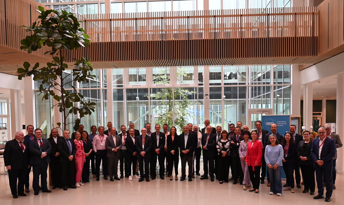 It is always a pleasure to be in Lund, Sweden, to witness the impressive progress of the European Spallation Source <a href="/essneutron/">ESS</a>, thanks also to the significantcontributions of @PSIch_en and of other European partners. <a href="/JanoschekMarc/">Marc Janoschek</a> + A. Glavic + PSI-ESS Project team 👏