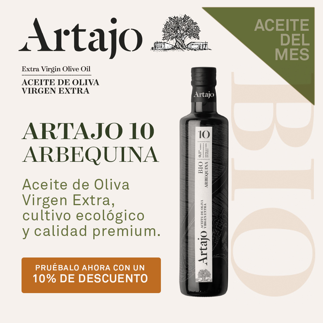 🌿 Aceite del Mes: Artajo 10 Arbequina 🌿

Descubre nuestro AOVE delicado, frutal y equilibrado, perfecto para todos los gustos. 10% de descuento + envío gratis a partir de 30€ hasta el 30/06/24. ¡Pruébalo ahora!

🔗 ow.ly/j2jG50S9jhz 

 #Artajo10 #Arbequina #AOVE