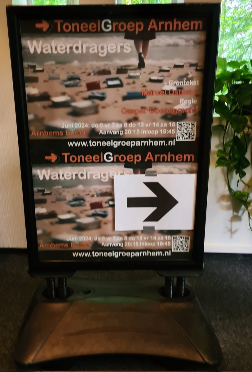 Gisteren onze #generale en die ging best goed. Beloofd wat voor vanavond, onze #premiere, nog wel op verkiezingsdag voor het Europese Parlement. Komen hoor! We spelen 6 keer tot en met 13 juni <a href="/ArnhemsBuiten/">ArnhemsBuiten</a>.