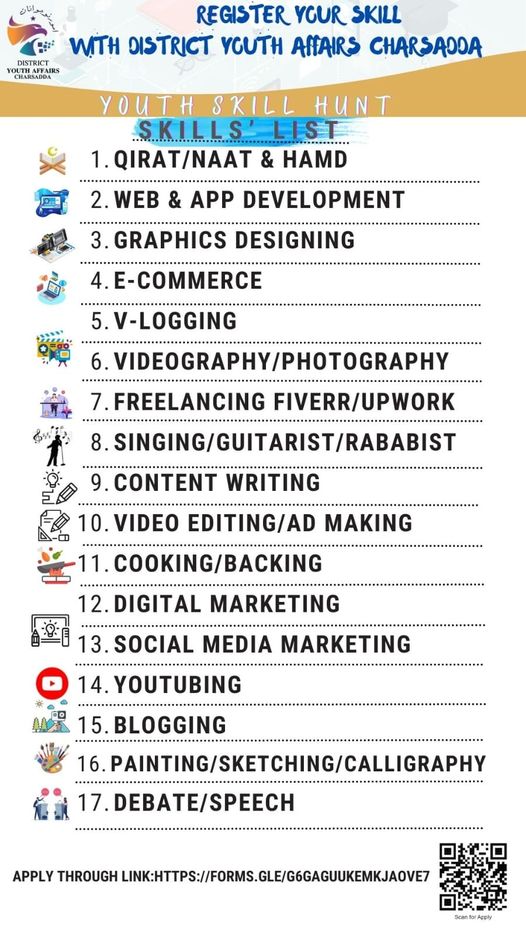 Don't miss this extraordinary opportunity. Register your skills/skills with District Youth Office, and let's together unleash the hidden talents of the youth and contribute to the youth development.
forms.gle/QFcmWi6d6a779L…