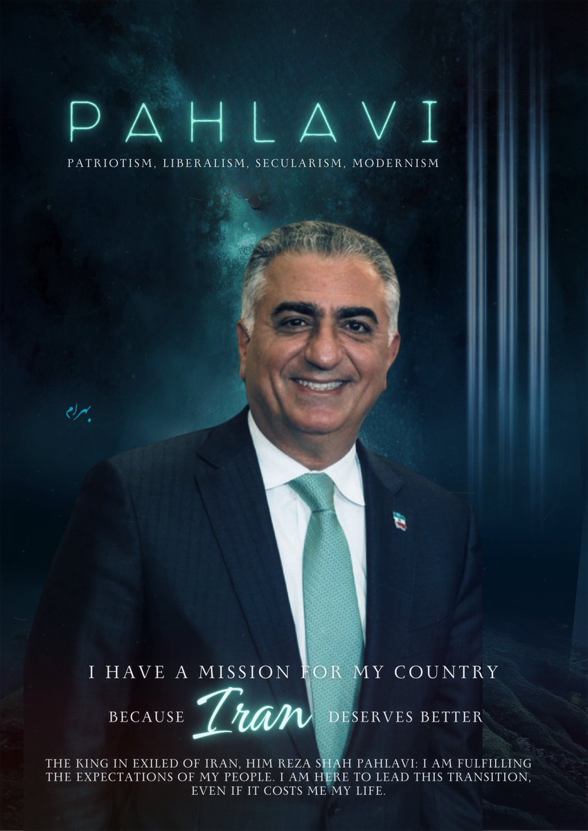 Verethragnan's tweet photo. ماموریت برای وطنم

#جاویدشاه #KingRezaPahlavi‌ https://t.co/Av4d51lb7Y