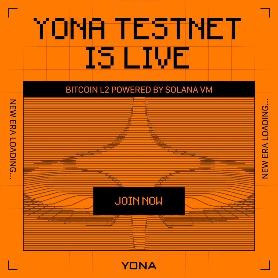 YonaPrivacy's tweet photo. 1/ Yona Testnet has just materialized from a quantum stream!

Now it's official – the first real implementation of Bitcoin L2 based on @solana VM is live! You can start building groundbreaking dApps on the fastest Bitcoin programmable layer today.

More details 🧵 https://t.co/B6BfvGb86F