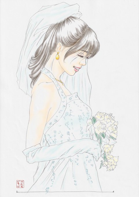 「bouquet earrings」 illustration images(Latest)