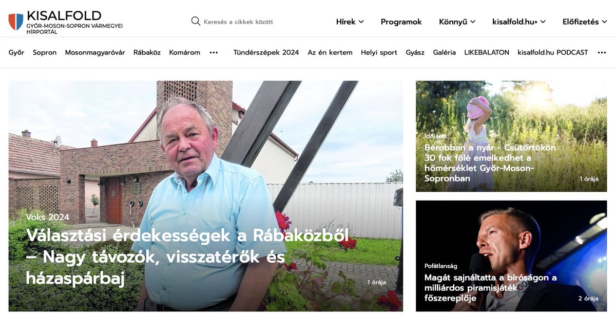 Ezek ma a legfontosabb győri hírek a tegnapi, hatalmas tömeget megmozgató Magyar Péter rendezvény után - a Kisalföld szerint...