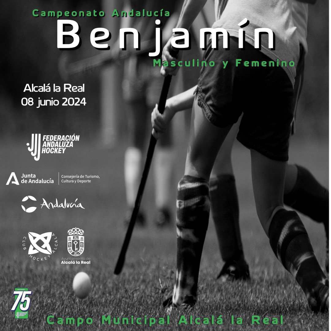 🏆 Campeonato Andalucía Benjamin Masculino y Femenino
📅  8/6/2024
🏟️ @Alcala_la_Real 
👉 Resultados, clasificaciones y goleadores y goleadoras:
hockeyandalucia.es/resultados-hie…
#HockeyAndalucia @DeporteAND