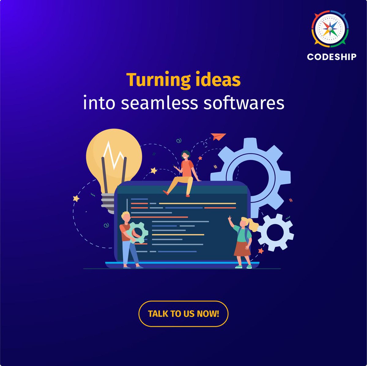 ship_code20427's tweet image. Unlock the power of your ideas with #Codeship ! 🚀 Dive into a world where &quot;your visions seamlessly transition into robust software solutions&quot;. 

Our team of expert developers crafts every line of code with precision and passion, ensuring your dreams become reality.