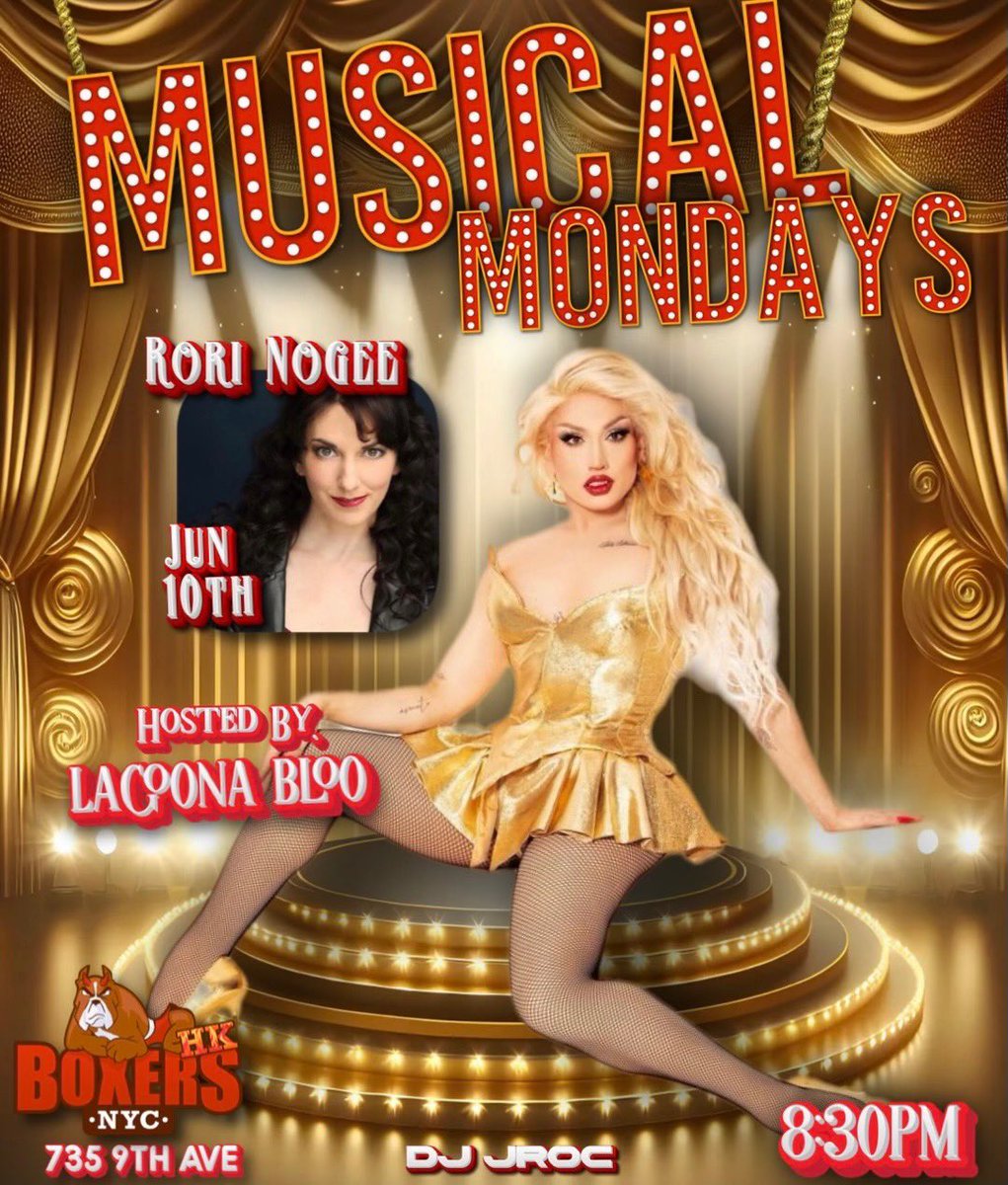 Upcoming gig alert! #boxers #hellskitchen #musicalmondays #pridemonth #happypride #guestsinger