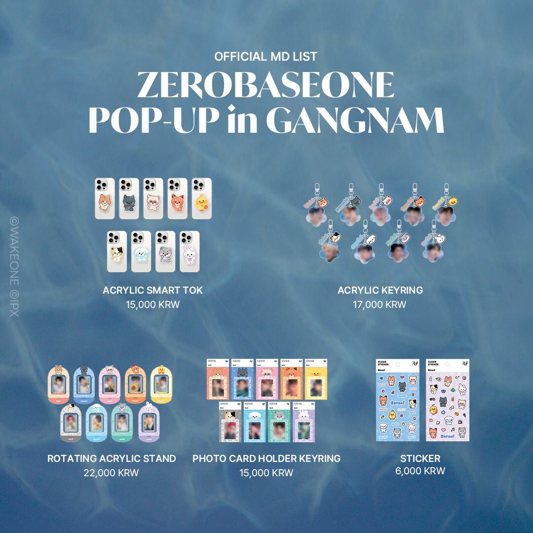 ZEROBASEONE ZB1 ゼベワン zeroni POPUP ポップアップ 韓国 江南