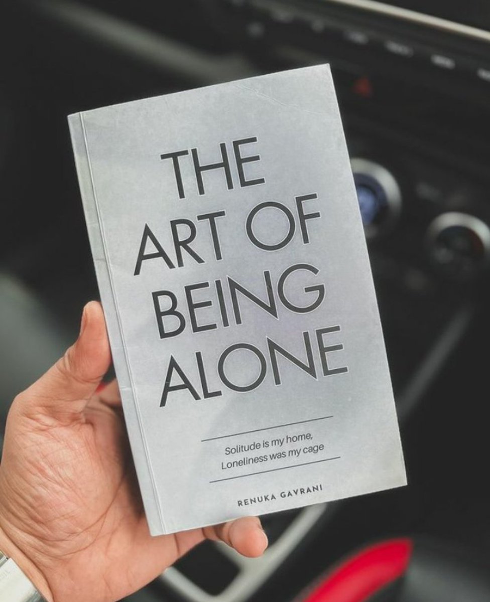 Grow in silence.

Here are 9 Lessons From The Book "The Art Of Being Alone":

- Thread -