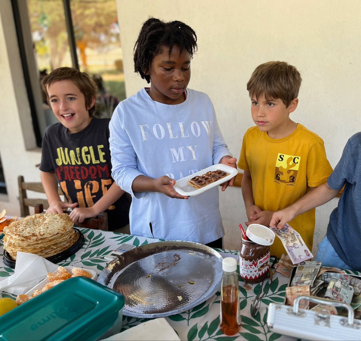 AISLusaka's tweet photo. Grade 4 was buzzing with excitement for the grand opening of their market stalls! For their final unit of inquiry, students explored how people combine their passions with business knowledge to become successful entrepreneurs. https://t.co/Hp99YFwLs6