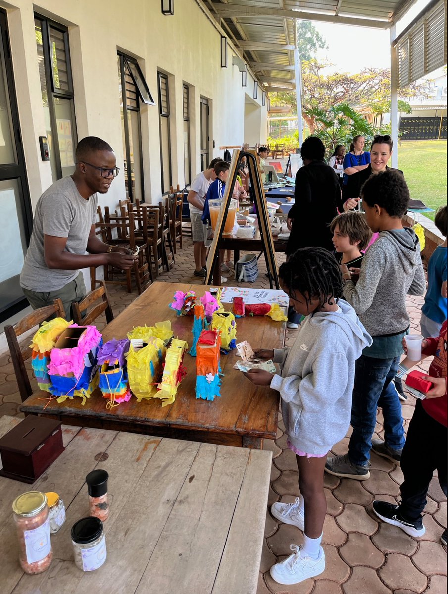 AISLusaka's tweet photo. Grade 4 was buzzing with excitement for the grand opening of their market stalls! For their final unit of inquiry, students explored how people combine their passions with business knowledge to become successful entrepreneurs. https://t.co/Hp99YFwLs6