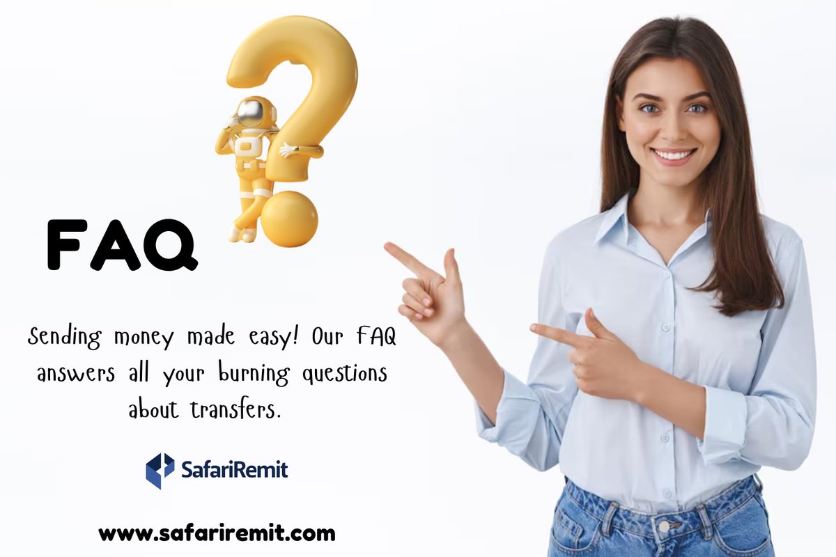 SafariRemit's tweet photo. Are you tired of complicated, time-consuming money transfer processes? Say hello to simplicity and convenience with SafariRemit! 🚀✨

https://t.co/Qv6O7sts2e
#EasyMoneyTransfers #SafariRemit #FAQAnswers #HassleFreeTransfers #GlobalConnectivity https://t.co/MAogI2CKso