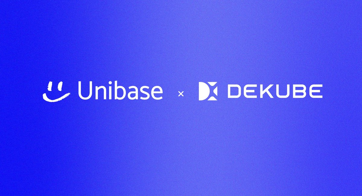 <a href="/Unibase_AI/">Unibase</a> is thrilled to partner with <a href="/dekube_official/">DEKUBE NETWORK</a> as a AI training partners on the Unibase highly available AI-native storage and DA++.

<a href="/dekube_official/">DEKUBE NETWORK</a> Network stands at the forefront of technological innovation as the world's first network to successfully facilitate
