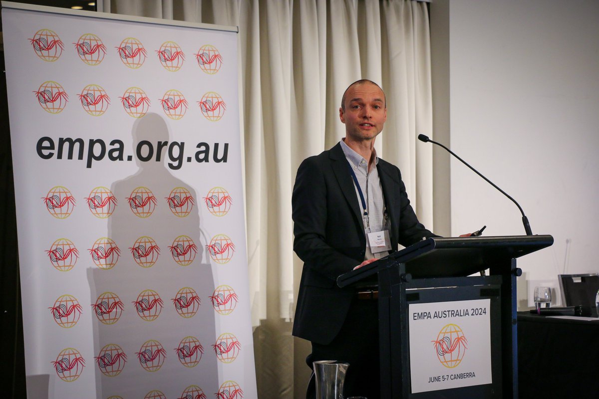 HazardsResearch's tweet photo. Our researchers in action at the @EMPA_Conference in Canberra! 
 
Neil Munro @CFA_Updates shared a child-centred approach to disaster risk reduction, Dr @ericakul @RMIT &amp; @DrPaulaDootson @QUT shared findings from their research into how people understand bushfire prediction maps https://t.co/ioIZilOS0Y