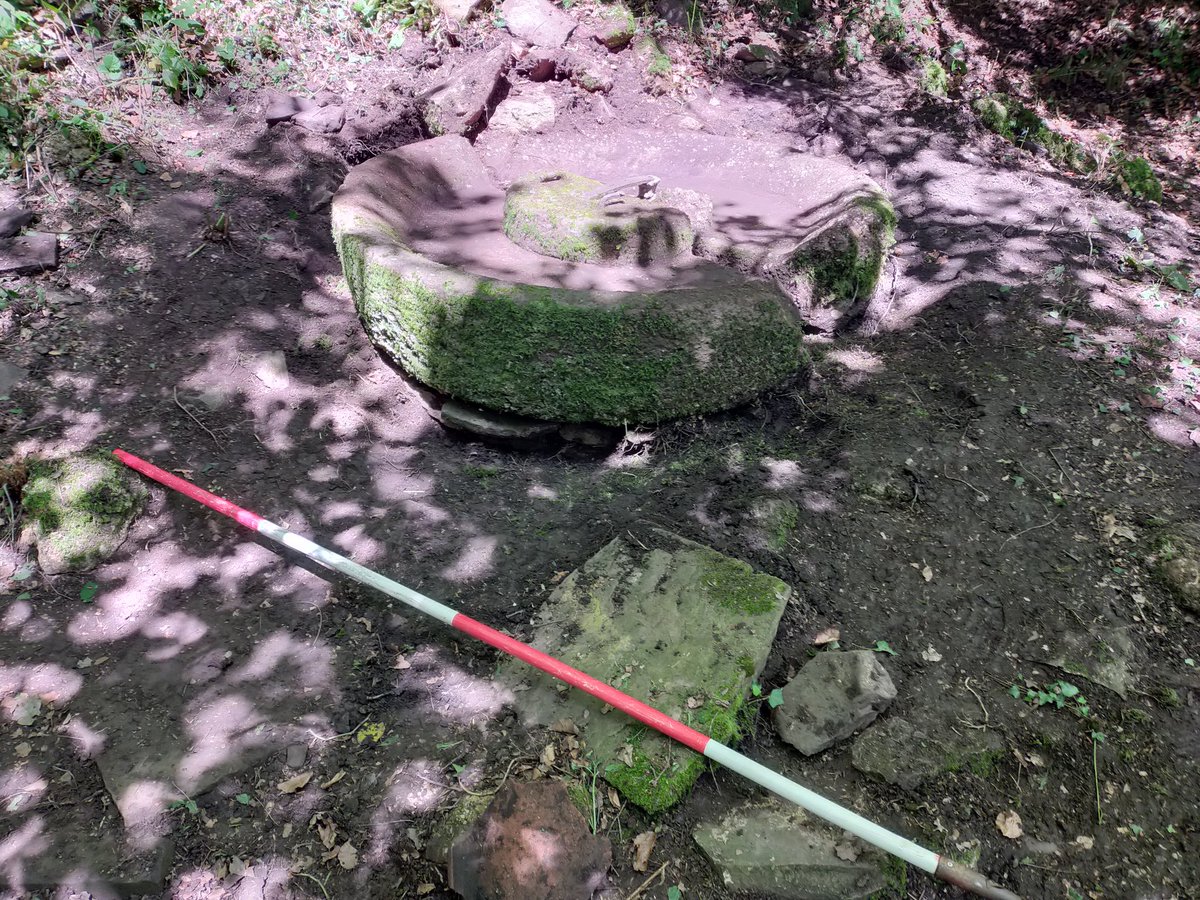 What an amazing start to the Buckholt Community Dig. The iron age earthen bank is a large stone wall and the 18th century cottage is more than a cottage. Excited to see what today brings.#archaeology #buckholt #heritagelotteryfund #buckholtbryngaer #churchillarchaeology #ironage