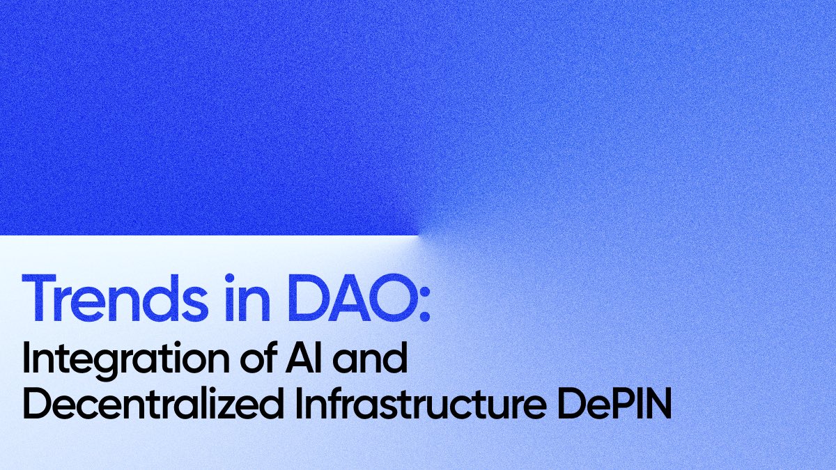 The intersection of AI, DePIN, and Web3 services is creating new opportunities and experiences in the internet domain. 

This convergence is expected to drive innovation in DAOs, potentially enhancing their operational efficiency and decision-making processes.