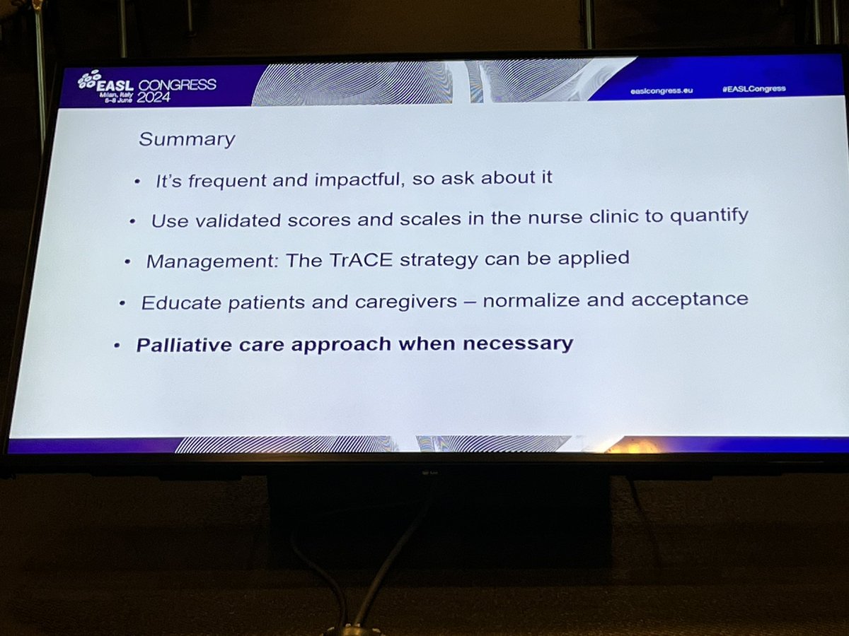 Elliot Tapper (@ebtapper) on Twitter photo Phenomenal talk on frailty and fatigue in #cirrhosis from <a href="/MMLauridsen/">MetteMunkLauridsen</a> at #easlcongress
1. Empathy
2. Coping
3. Treat what you can treat
#livertwitter Phenomenal talk on frailty and fatigue in #cirrhosis from <a href="/MMLauridsen/">MetteMunkLauridsen</a> at #easlcongress
1. Empathy
2. Coping
3. Treat what you can treat
#livertwitter