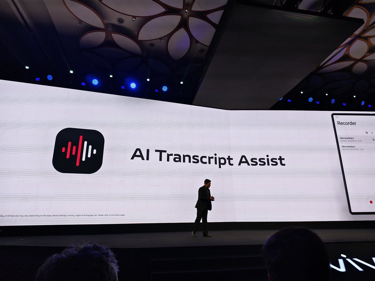stufflistings's tweet photo. AI Note Assist, AI screen translation, AI trscript Assist in the vivo X Fold3 Pro.
#vivoXFold3Pro #TheBestFoldEver https://t.co/7XOJIRPA60