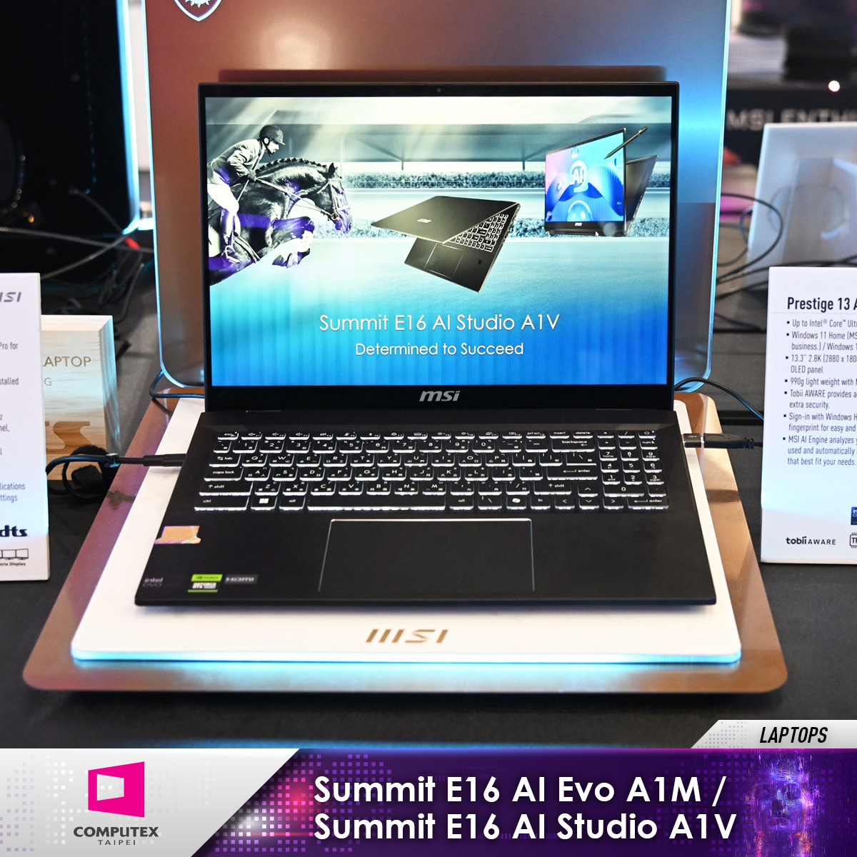 msitweets's tweet photo. Explore the latest Business &amp; Productivity series laptops at MSI COMPUTEX Booth #M0806. Come and see what we have for you! ✨
#MSIxComputex2024 #AIPC #Laptop https://t.co/5aCyw0SsPM