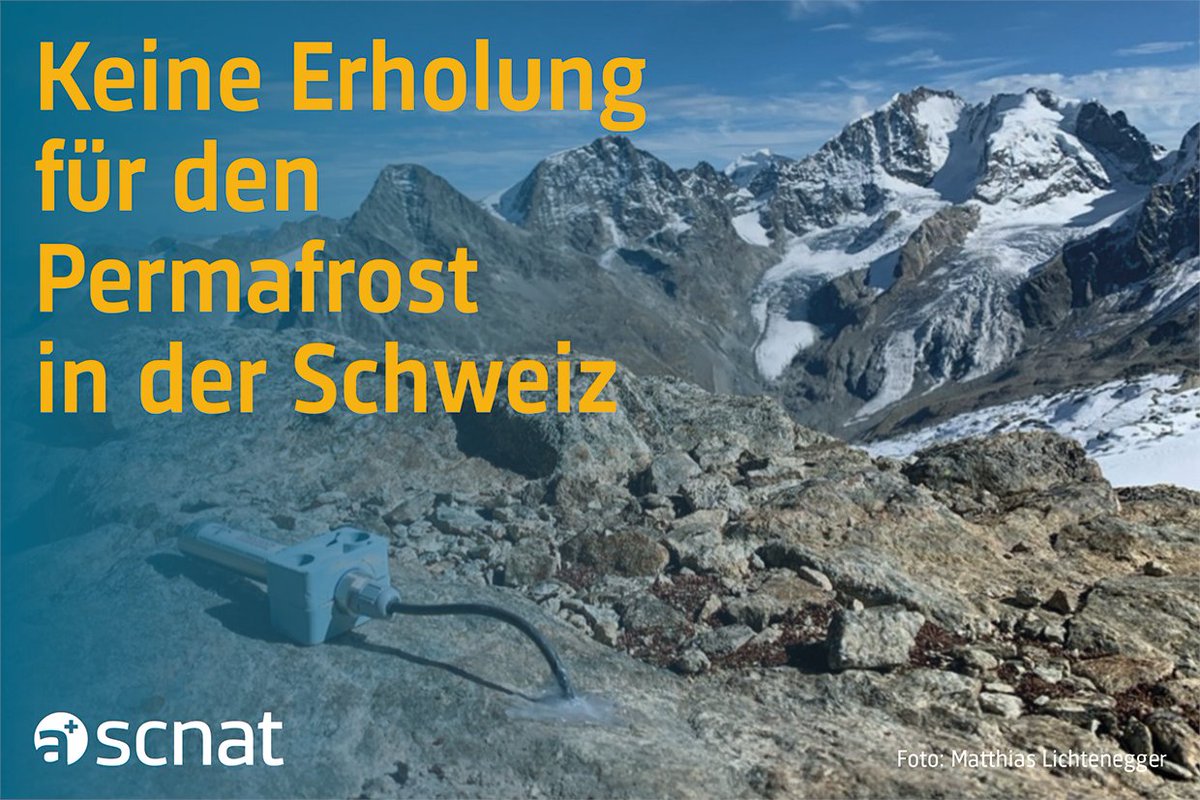 SCNAT (@scnatch) on Twitter photo Die neuesten Messungen von <a href="/permosCH/">PERMOS</a> zeigen, dass der #Permafrost in der #Schweiz warm bleibt. Ein Trend, der sich auch 2024 fortsetzen dürfte 👉 scnat.ch/de/id/AiasH Die neuesten Messungen von <a href="/permosCH/">PERMOS</a> zeigen, dass der #Permafrost in der #Schweiz warm bleibt. Ein Trend, der sich auch 2024 fortsetzen dürfte 👉 scnat.ch/de/id/AiasH