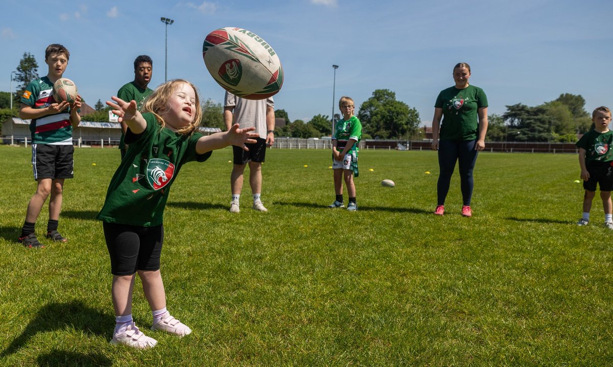 Mencap (@mencap_charity) on Twitter photo We loved reading this story in The <a href="/guardian/">The Guardian</a>, with parents calling <a href="/LeicesterTigers/">Leicester Tigers</a> rugby team for young people with Down Syndrome "a lifeline". 💗
It's great to see any opportunities for people with a #LearningDisability to take part in sport like this. 🏉 We loved reading this story in The <a href="/guardian/">The Guardian</a>, with parents calling <a href="/LeicesterTigers/">Leicester Tigers</a> rugby team for young people with Down Syndrome "a lifeline". 💗
It's great to see any opportunities for people with a #LearningDisability to take part in sport like this. 🏉