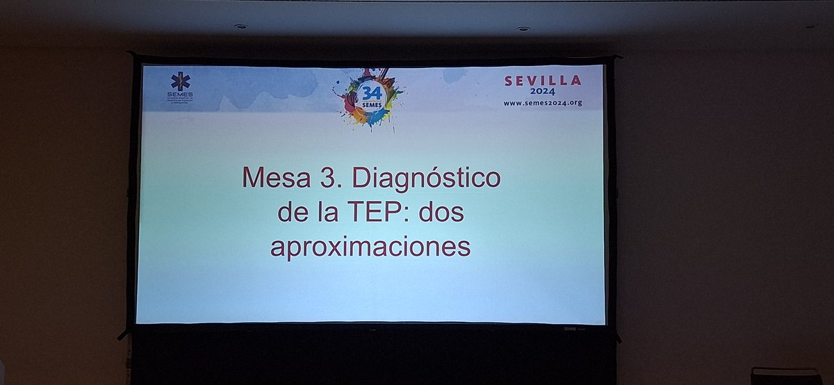 mabel_blasco's tweet image. Track Actualización ETEV.
Mesa 3: Diagnóstico de la TEP: dos aproximaciones.
El diagnóstico clásico, D-Dimero, Angio-TAC.., frente al método "moderno", la Ecografia multiórgano.
Y geniales ponencias por parte de miembros del GpT @ETVSEMES 
#NayraCabrera
#ÁngelSanchez 
@SEMES_