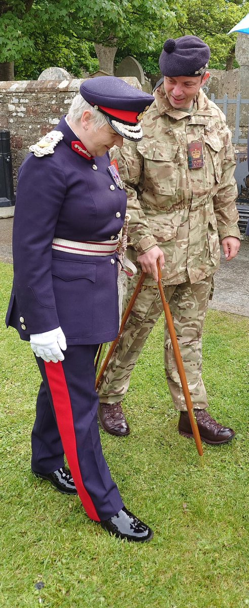 1st Battalion The Highlanders Army Cadet Force (@1hldrsacf) on Twitter photo Earlier today Capt Browne and #Orkney & #Shetland Battery's BSMI Coltherd attended the D-Day commemorations in #Kirkwall this morning, after which the BSMI gave the Lord Lieutenant of Orkney, Elaine Grieve a pace stick demonstration on the Kirk Green.
#ArmyCadets #DDay80 Earlier today Capt Browne and #Orkney & #Shetland Battery's BSMI Coltherd attended the D-Day commemorations in #Kirkwall this morning, after which the BSMI gave the Lord Lieutenant of Orkney, Elaine Grieve a pace stick demonstration on the Kirk Green.
#ArmyCadets #DDay80