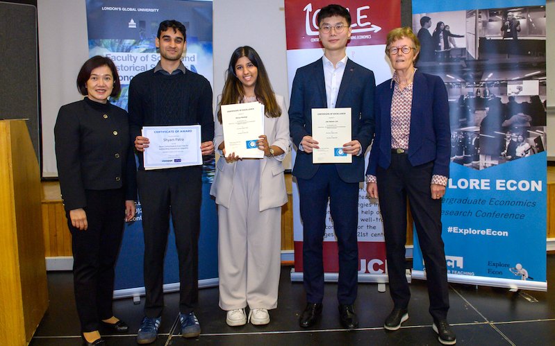 EconUCL's tweet photo. Our students are our #futureexcellence. The winners of the 2024 Explore Econ here @EconUCL have been announced  – find out more about the next generation of @ucl #economists, including the Stone Centre Prize winning team.
Read now ➡️ https://t.co/vWSWcyosY7
@WendyCarlinEcon https://t.co/glNhdR4Y7d