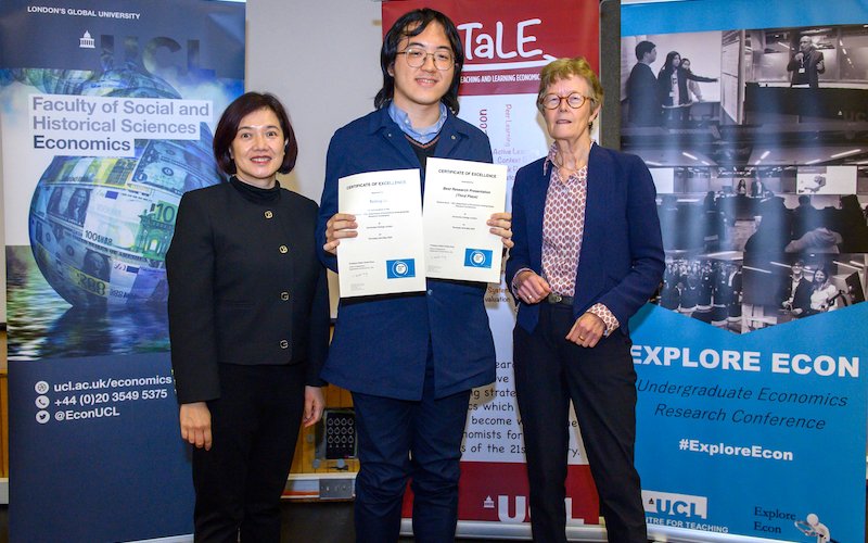 EconUCL's tweet photo. Our students are our #futureexcellence. The winners of the 2024 Explore Econ here @EconUCL have been announced  – find out more about the next generation of @ucl #economists, including third place winner Yutong Li.
Read now ➡️ https://t.co/vWSWcyosY7
@WendyCarlinEcon https://t.co/WwEkJ5MG6C