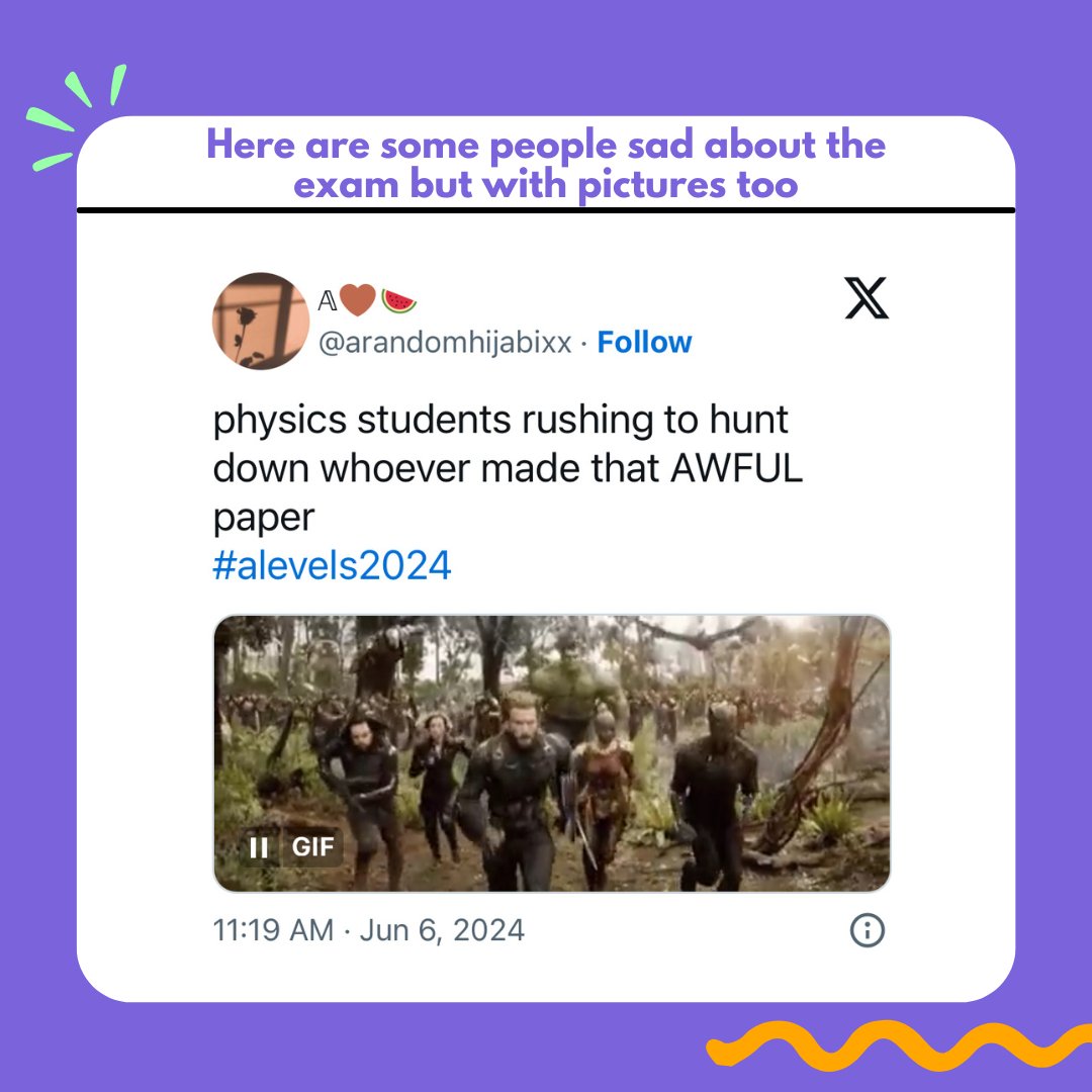 Oh boy. Physics Paper 2 really a did a number on everybody.

Here’s hoping grade boundaries end up even lower than everybody felt walking out of that exam... 

bit.ly/3Rgxs5R

#ALevels2024 #Physics #AlevelPhysics #PhysicsAlevel #AQA #Edexcel #OCR #ALevelMemes #ExamMemes