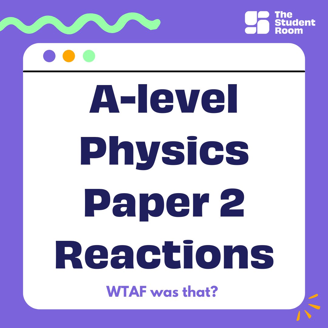 thestudentroom's tweet photo. Oh boy. Physics Paper 2 really a did a number on everybody.

Here’s hoping grade boundaries end up even lower than everybody felt walking out of that exam... 

https://t.co/1ivzIqnMrh

#ALevels2024 #Physics #AlevelPhysics #PhysicsAlevel #AQA #Edexcel #OCR #ALevelMemes #ExamMemes https://t.co/L4qmVYVocc