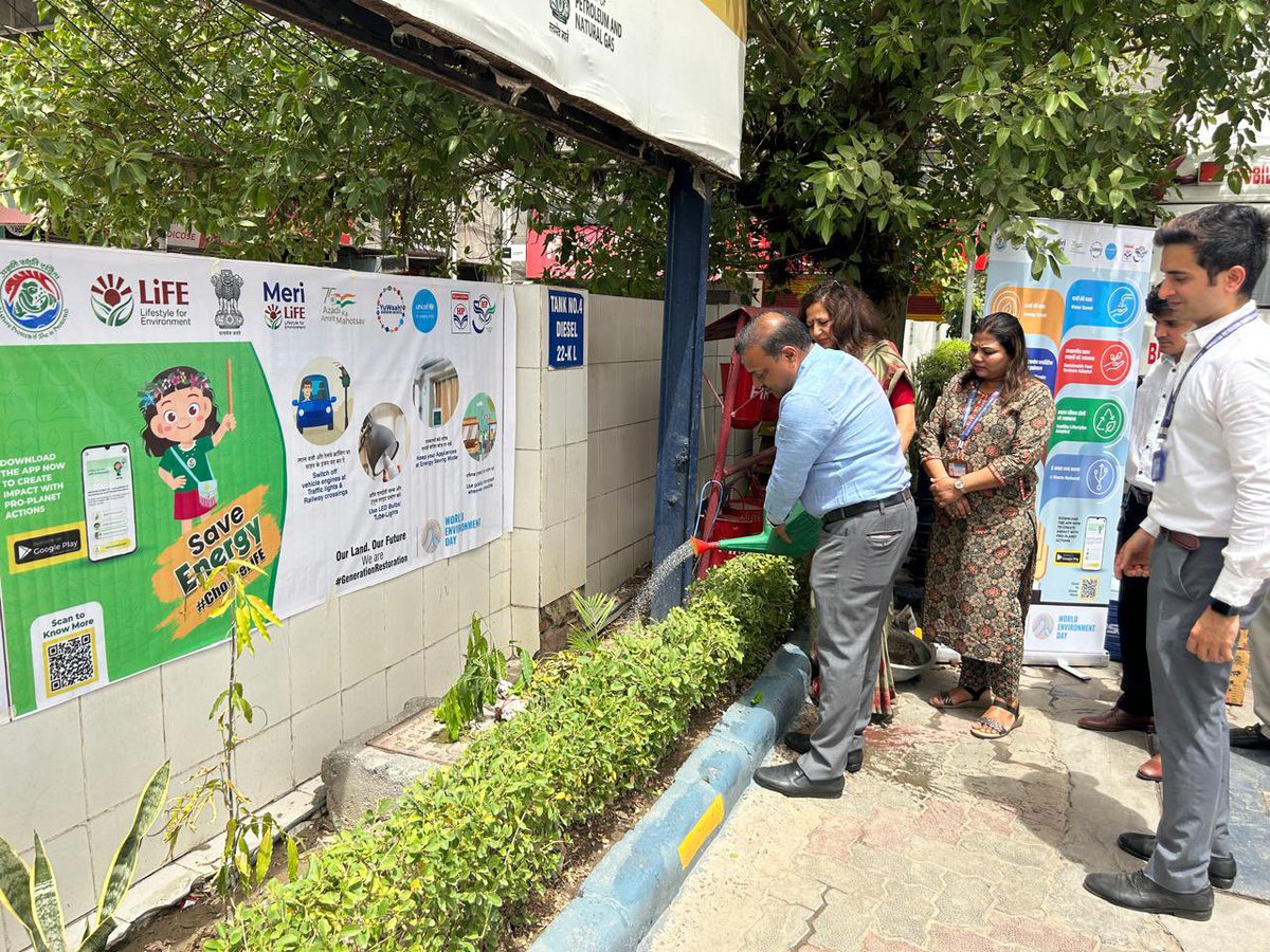 Mera HP Pump Delhi (@hpcl_delhi) on Twitter photo Deep Fuel Centre celebrated #WorldEnvironmentDay with #MissionLiFE Pledge, sapling planting, health check & PUC camp. Thanks to stakeholders, especially Sh. Naveen Jindal for attending. <a href="/YuWaahIndia/">YuWaah (Generation Unlimited India) at UNICEF</a>, <a href="/PetroleumMin/">Ministry of Petroleum and Natural Gas #MoPNG</a>, <a href="/moefcc/">MoEF&CC</a> <a href="/HPCL/">Hindustan Petroleum Corporation Limited</a> <a href="/hpcl_retail/">Mera HP Pump</a> <a href="/HpclNz/">HPCL_NZ</a> <a href="/Avinashhpcl/">Avinash Jain</a> <a href="/anju_misra/">Anju Jai Misra</a> Deep Fuel Centre celebrated #WorldEnvironmentDay with #MissionLiFE Pledge, sapling planting, health check & PUC camp. Thanks to stakeholders, especially Sh. Naveen Jindal for attending. <a href="/YuWaahIndia/">YuWaah (Generation Unlimited India) at UNICEF</a>, <a href="/PetroleumMin/">Ministry of Petroleum and Natural Gas #MoPNG</a>, <a href="/moefcc/">MoEF&CC</a> <a href="/HPCL/">Hindustan Petroleum Corporation Limited</a> <a href="/hpcl_retail/">Mera HP Pump</a> <a href="/HpclNz/">HPCL_NZ</a> <a href="/Avinashhpcl/">Avinash Jain</a> <a href="/anju_misra/">Anju Jai Misra</a>