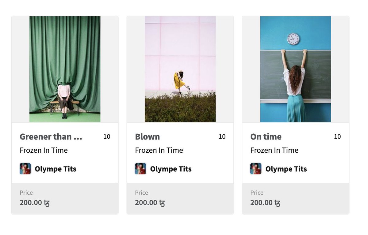 Just dropped my collection 'Frozen In Time' on <a href="/objktcom/">objkt</a> 😯😯😯
Collection of 3 artworks that where significant in my career.
Edition of 10.
200 tezos.
Make your offer! 
Link: 
objkt.com/collections/KT…

#tezos #nftart #tezosdrop #collectiondrop #objkt #objktnft #buyart
